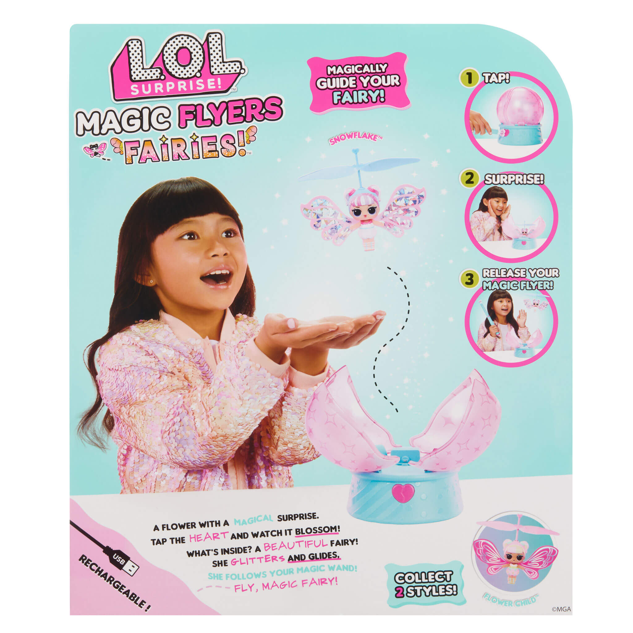 LOL Surprise Magic Flyers Fairies Tots Snowflake - Flying Fairy