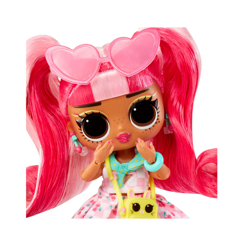 Close up of dolls face