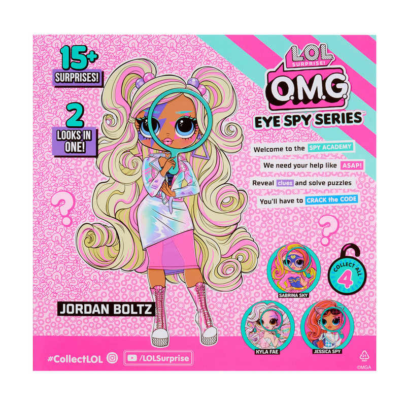 Box for a LOL Surprise doll with colorful packaging and character illustration.