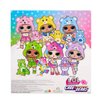 Collage of six LOL Surprise Care Bears on a colorful background