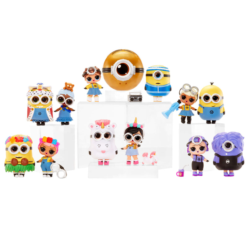 All six tots with costumes