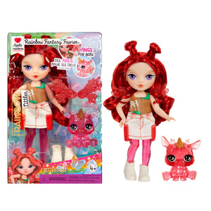 Rainbow High Littles Fairies Apple in and out of packaging