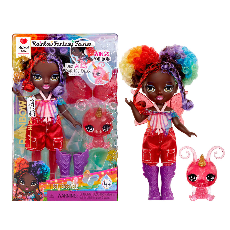 Rainbow High Littles Astrid in and out of packaging