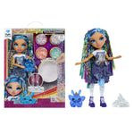Slime Fashion Doll - Skyler in and out of packaging