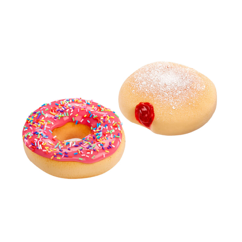 Pink Icing Round & Jelly Filled Donuts Made