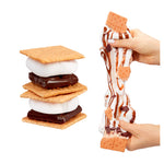 S'mores complete and being stretched