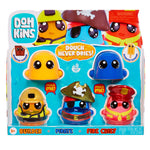 Packaged set of Doh Kins toys including Builder, Pirate, and Fire Chief characters with colorful packaging.