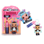 Yummiland lip gloss set with character figure and packaging on a white background