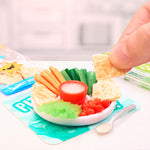 Mini veggies and crackers tray