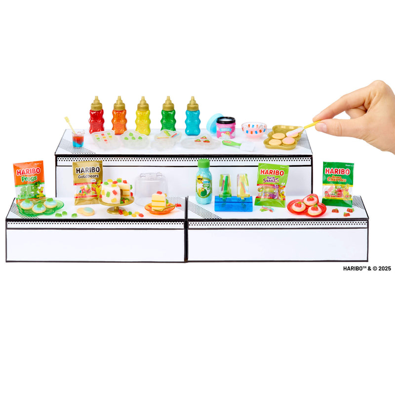  Haribo products on a white background