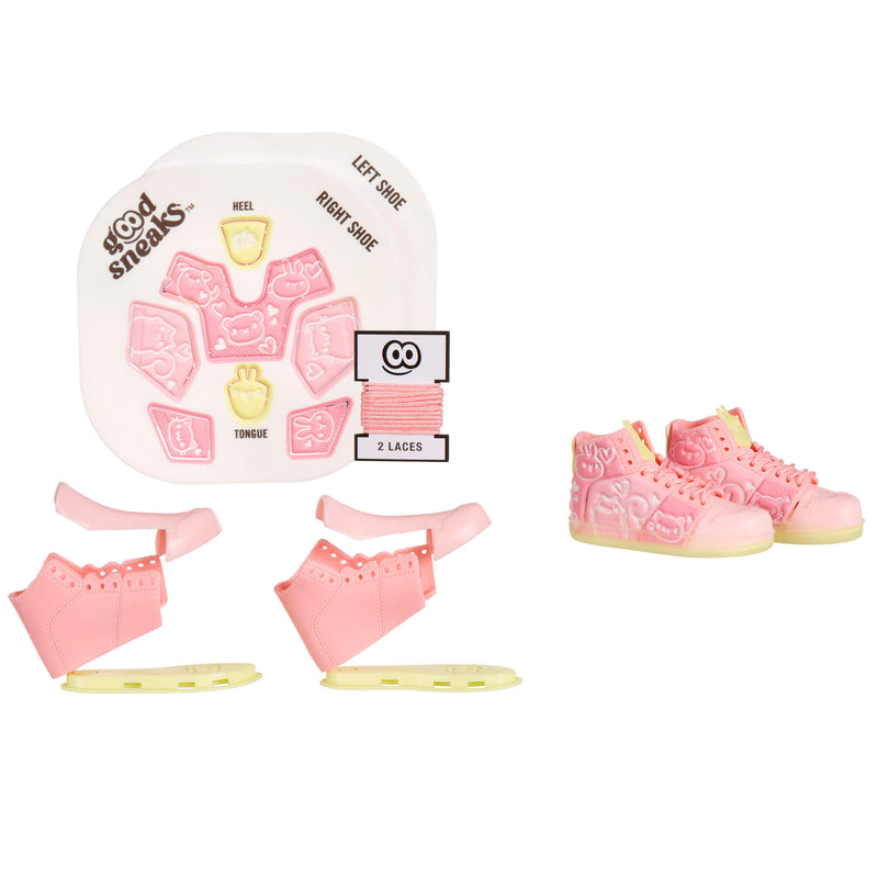 Make pink sneakers