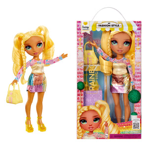 Sunny in and out of packaging