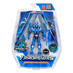 Blue toy figure in packaging with 'Armorsaurs' branding on a white background