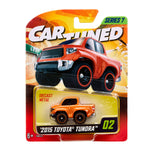 Toy truck in packaging with 'Car Tuned' branding