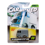 Toy '54 Grumman Step Van in packaging with 'Car Brand' branding