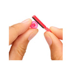 Filing extra resin from rim