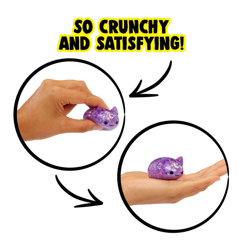 Crunchy when squished