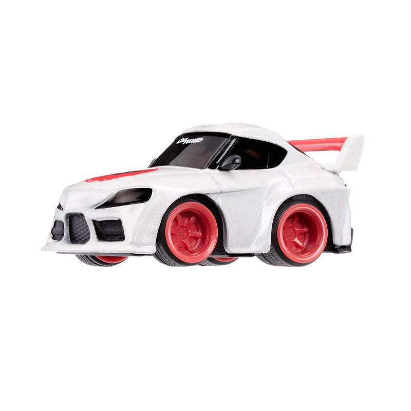 White Supra side view