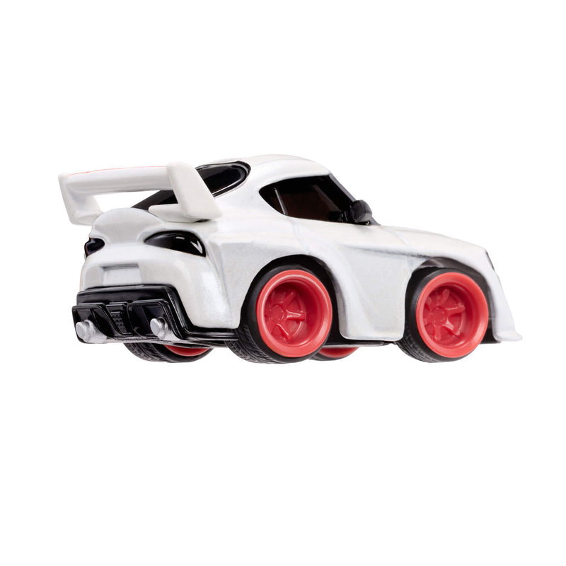 White car back and side view