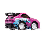 Pink Car side and back view