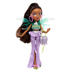 Sasha with wings and holding purse