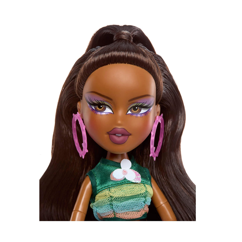 Close up of dolls face