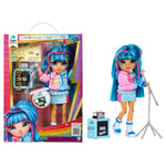 Rainbow High Jr High Rock Band Skyler in and out of packaging