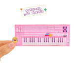 Customize instrument with stickers