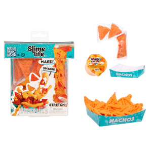 Slime Life Nachos DIY Slime Kit in and out of packaging