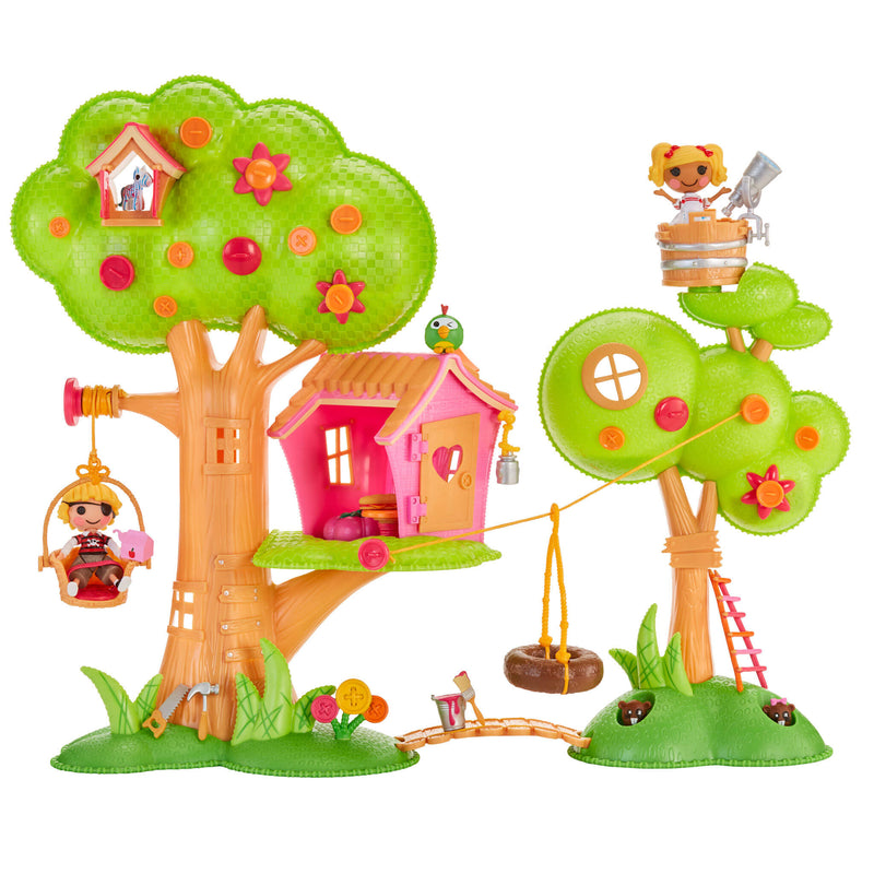 Mini Lalaloopsy Treehouse Playset with 2 Mini Dolls, 2 Pets, and 18+ Accessories - shop.mgae.com