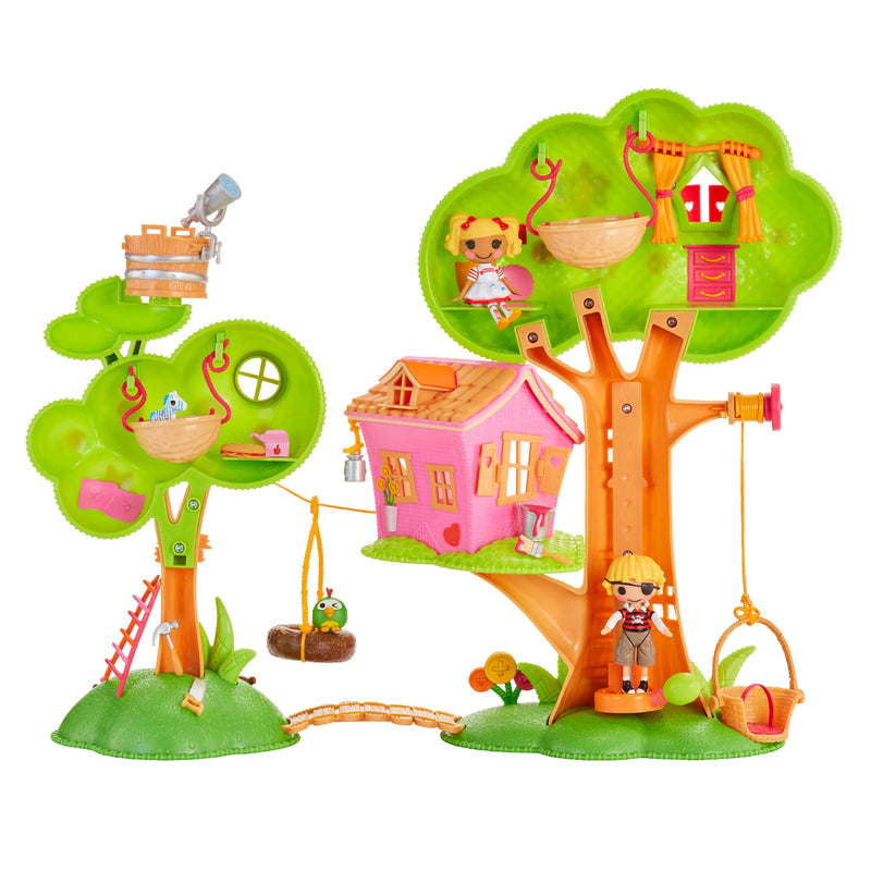 Mini Lalaloopsy Treehouse Playset with 2 Mini Dolls, 2 Pets, and 18+ Accessories - shop.mgae.com