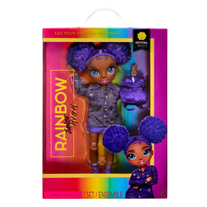 Rainbow High Jr High Special Edition Krystal Bailey - 9" Purple Posable Fashion Doll - L.O.L. Surprise! Official Store