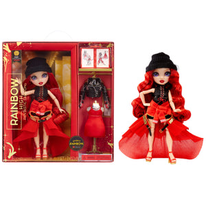 Rainbow High Fantastic Fashion Ruby Anderson - Red 11” Fashion Doll - shop.mgae.com