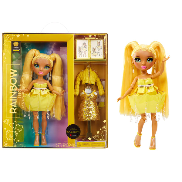 Rainbow High Fantastic Fashion Sunny Madison - Yellow 11” Fashion Doll - shop.mgae.com