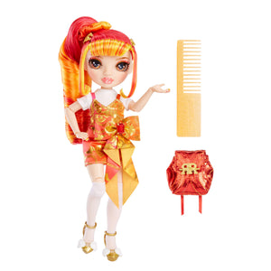 Rainbow High Jr High Special Edition Laurel De’Vious - 9" Red and Orange Posable Fashion Doll - shop.mgae.com