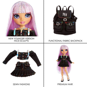 Rainbow High Jr High Special Edition Avery Styles - 9" Rainbow Shimmer Hair Posable Fashion Doll - shop.mgae.com
