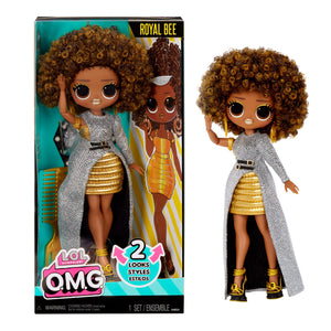 LOL Surprise OMG Royal Bee Fashion Doll with Multiple Surprises