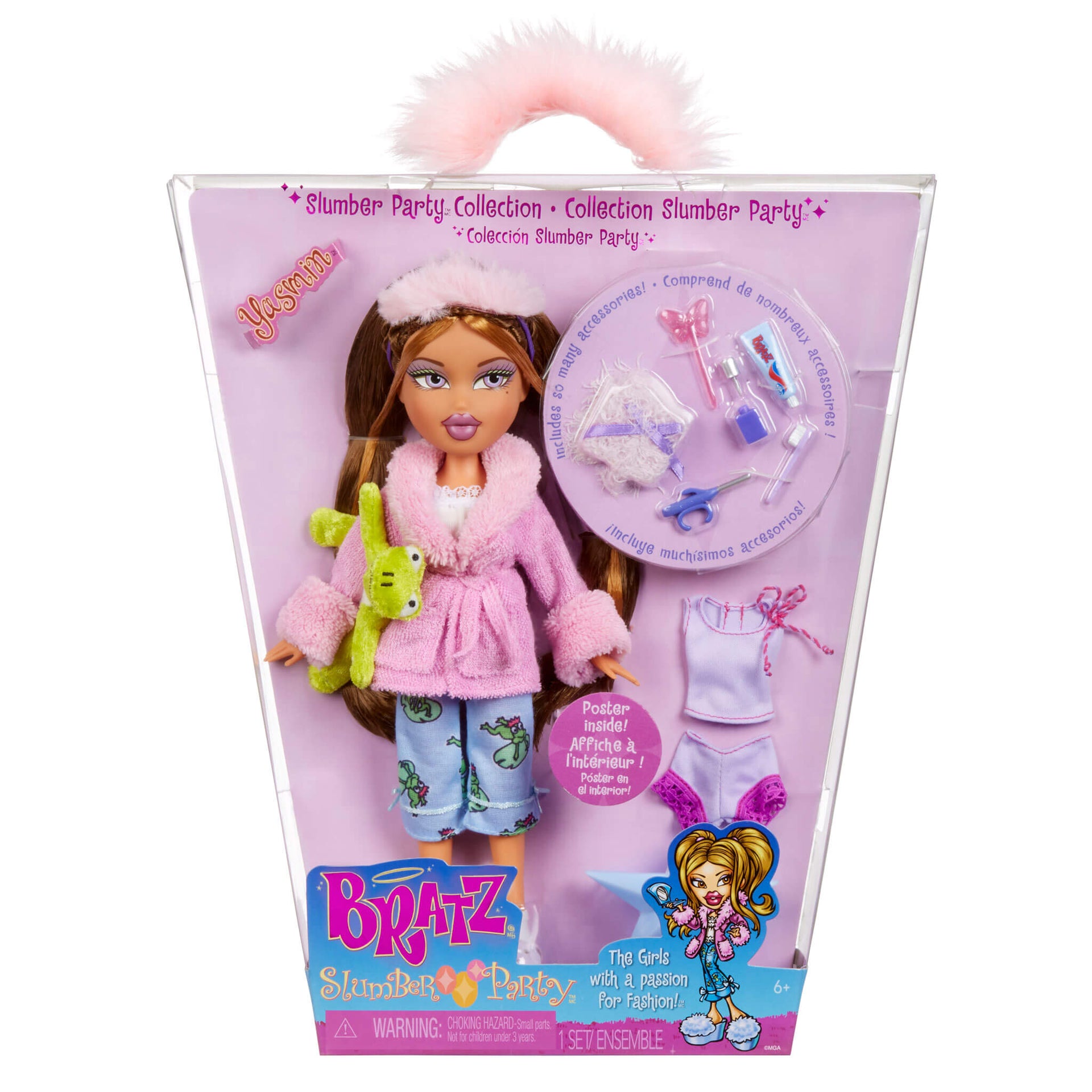 Bratz Slumber Party Yasmin Fashion Doll Collectible Sleepover