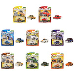 cars in and out of packaging