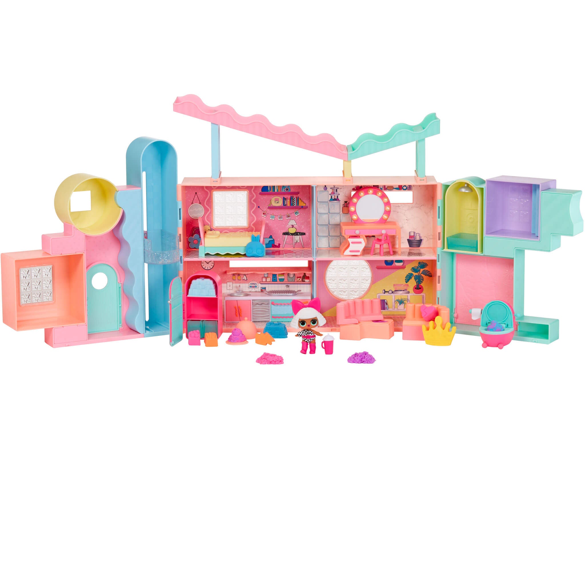 Surprise doll house online