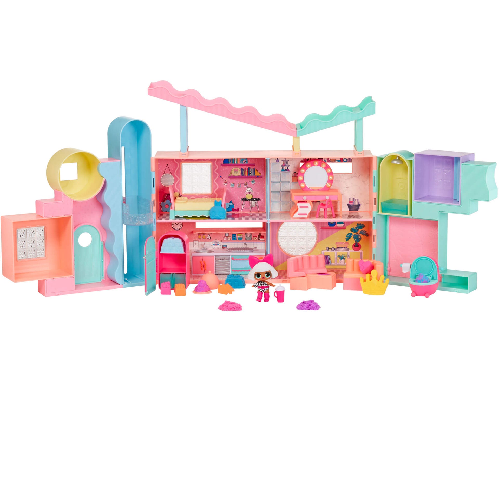 LOL Surprise Squish Sand Magic House with Tot Moldable Kinetic