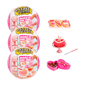 MGA's Miniverse Make It Food Valentine's Series Bundle 3-Pack- L.O.L. Surprise! Official Store