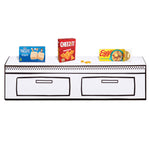Three mini snack boxes on a white background