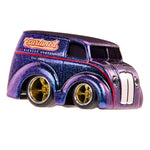 Hot Rod in Sparkle Blue color with “CarTuned” text on the side on white background