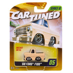 CarTuned Mainline Series Ten - 1968 Ford F100 in color Peach, in packaging on white back ground