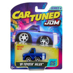 Toy truck in packaging with 'Car Tuned' and 'JDM' branding