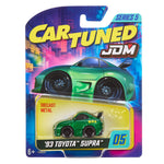 Cartuned JDM toy car packaging with 1993 Toyota Supra 