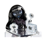  Doll with branded Shadow High accessories on a reflective surface