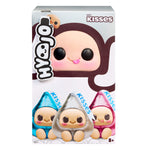 Hersey's Kisses toy packaging with cartoon characters and Hyoji branding on a white background