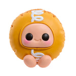 Yellow Hyojo Hostess Cupcake  on a white background